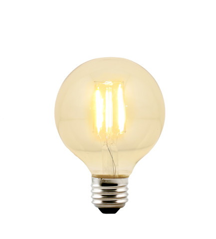 3.25" Globe Edison LED - G25 Dimmable LED Replacement Bulb